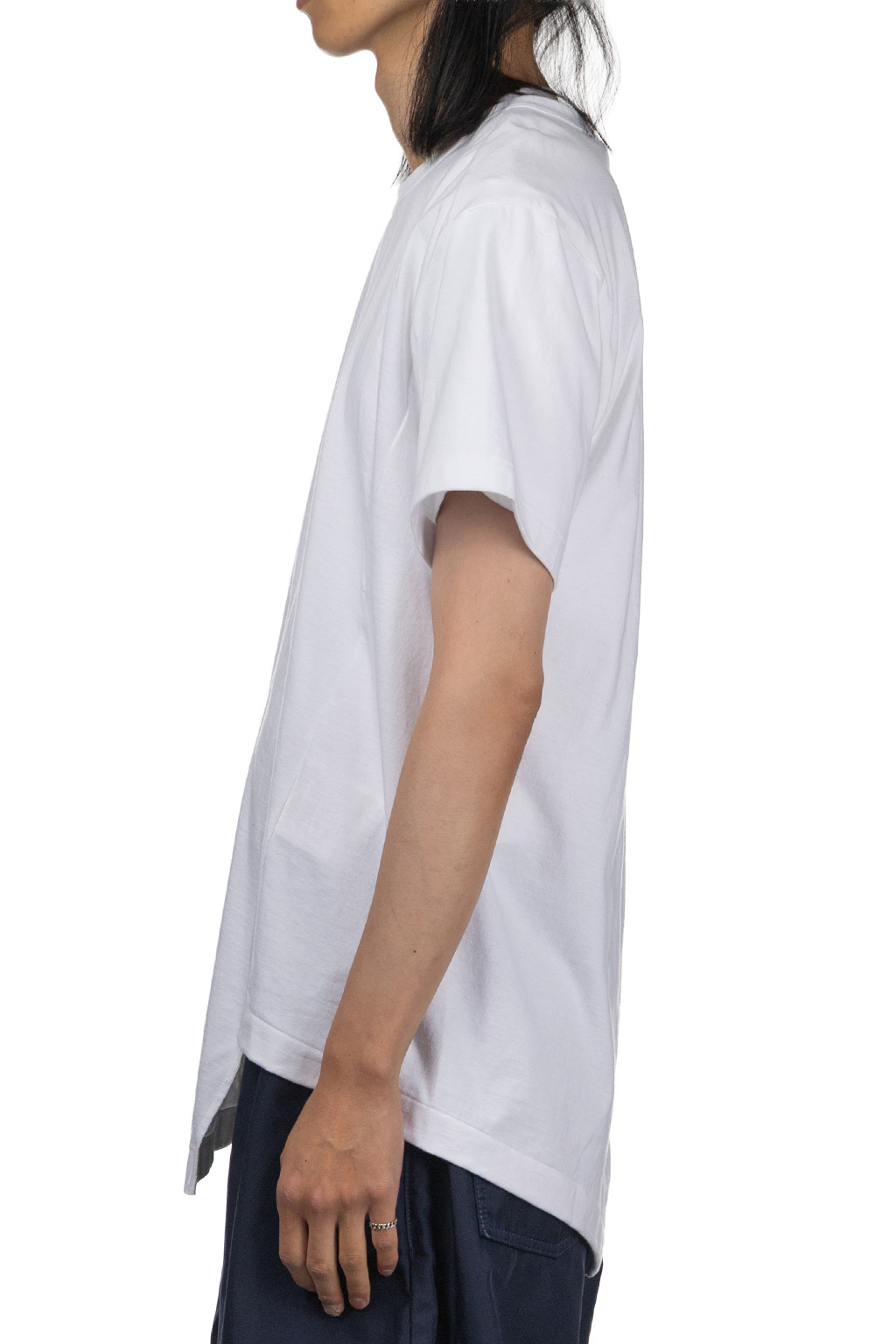 Comme Des Garcons Homme Deux - Irrangle T-Shirt with logo - White