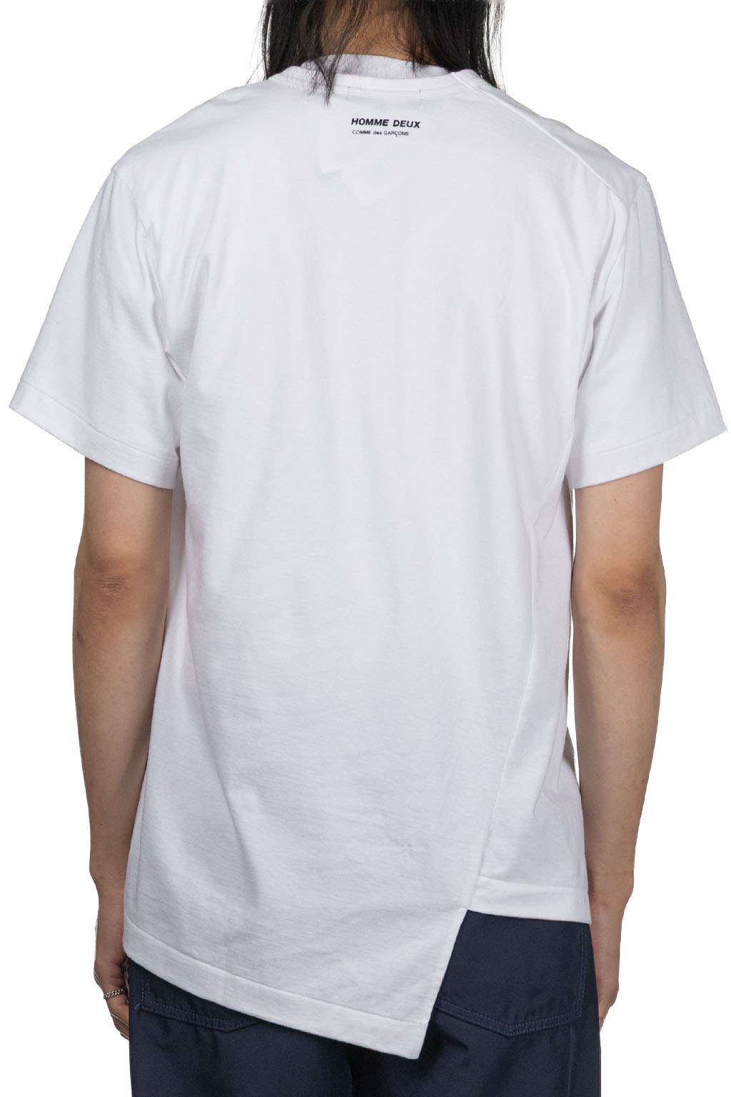 Comme Des Garcons Homme Deux - Irrangle T-Shirt with logo - White