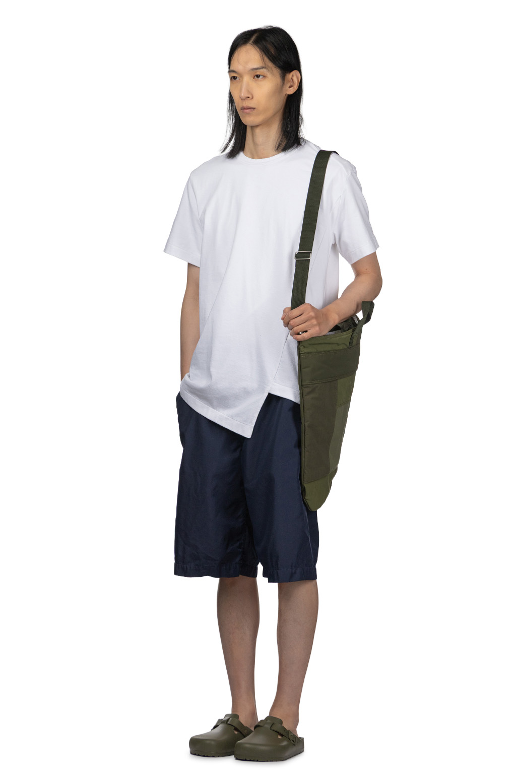 Comme Des Garcons Homme Deux - Irrangle T-Shirt with logo - White