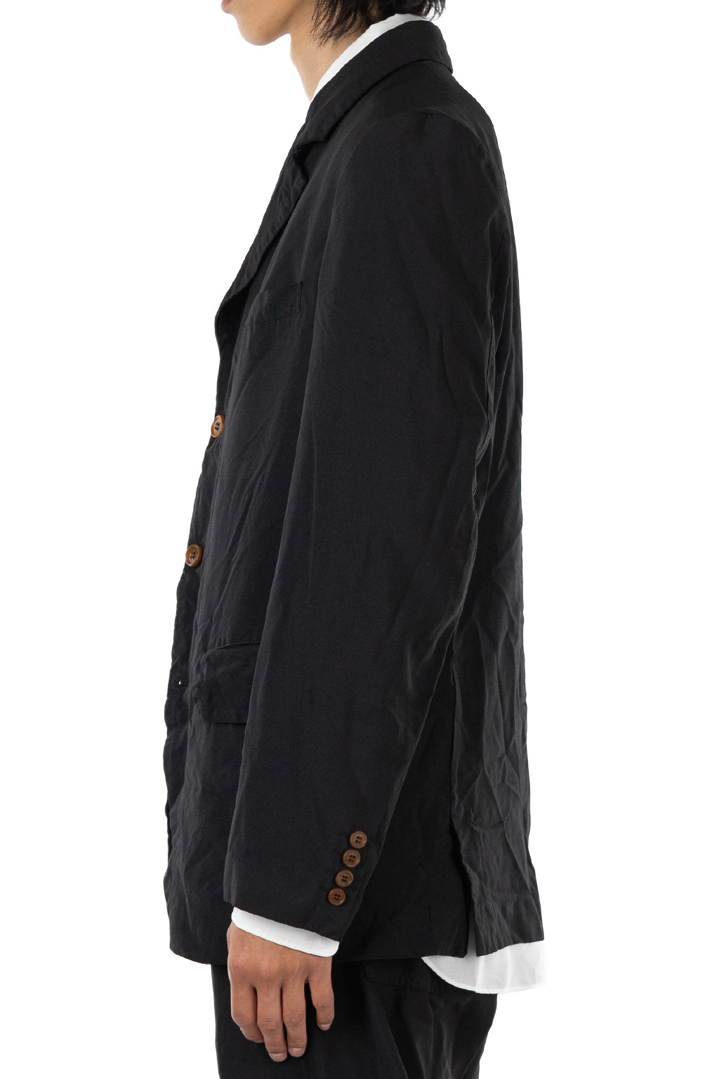 Comme Des Garcons Homme Deux - Polyester Oxford Jacket - Black