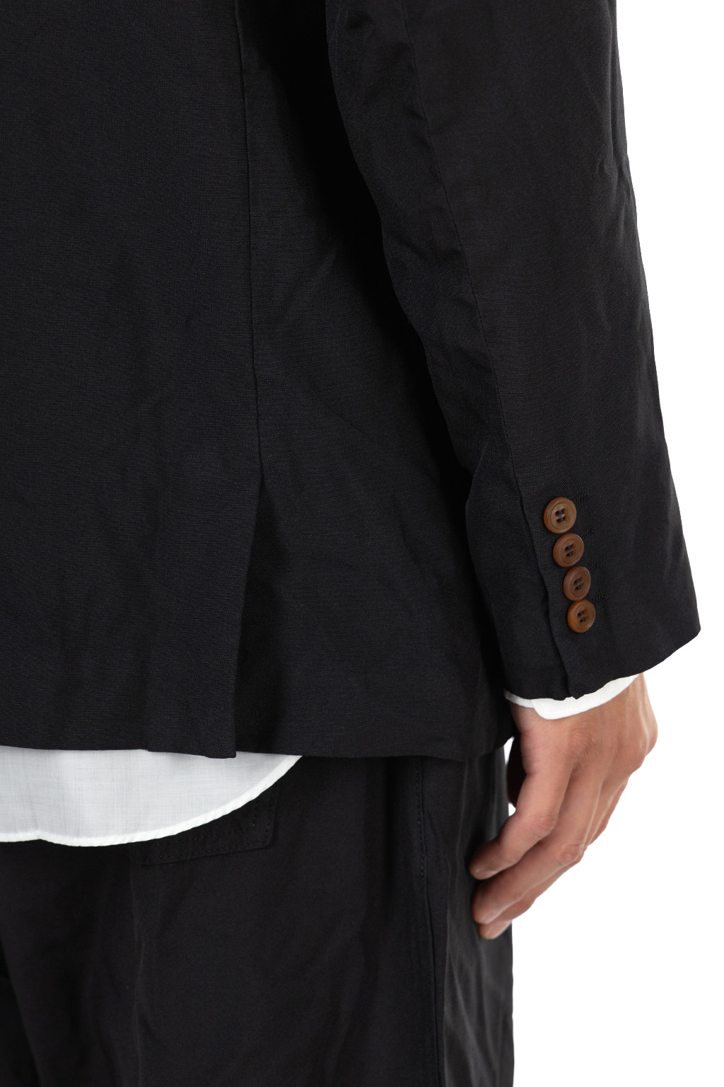 Comme Des Garcons Homme Deux - Polyester Oxford Jacket - Black