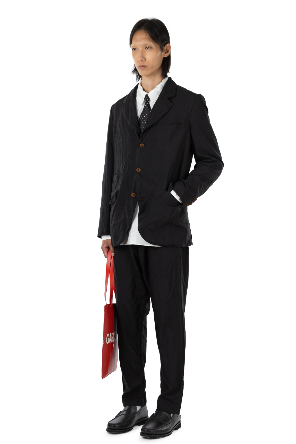 Comme Des Garcons Homme Deux - Polyester Oxford Jacket - Black