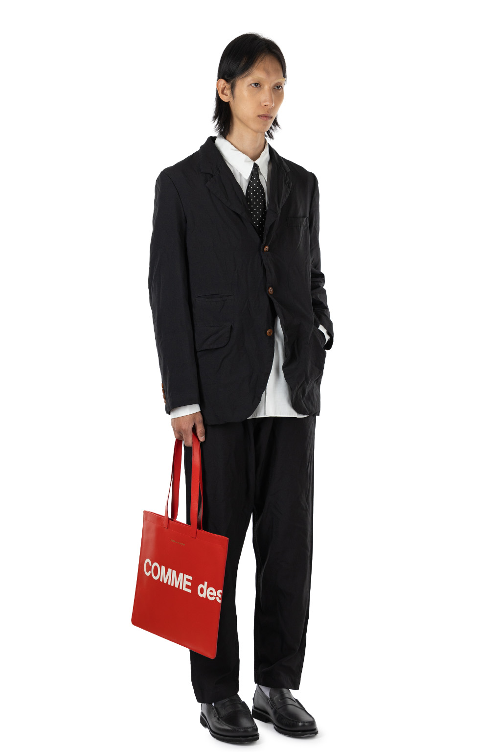 Comme Des Garcons Homme Deux - Polyester Oxford Jacket - Black