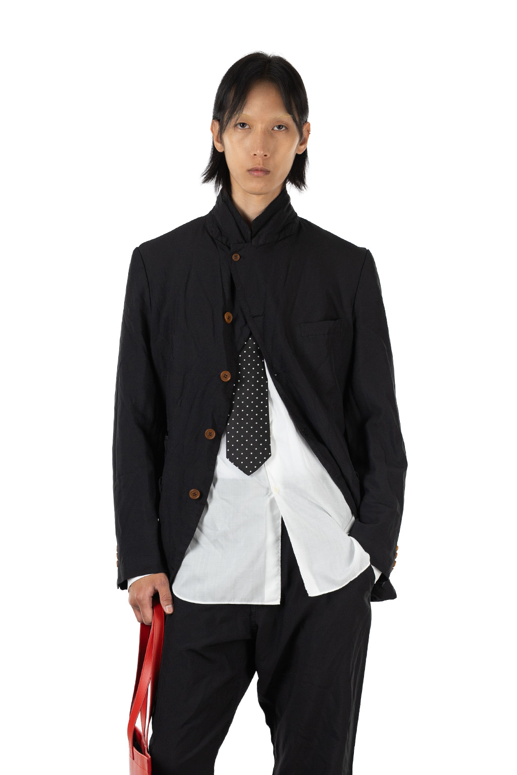Comme Des Garcons Homme Deux - Polyester Oxford Jacket - Black