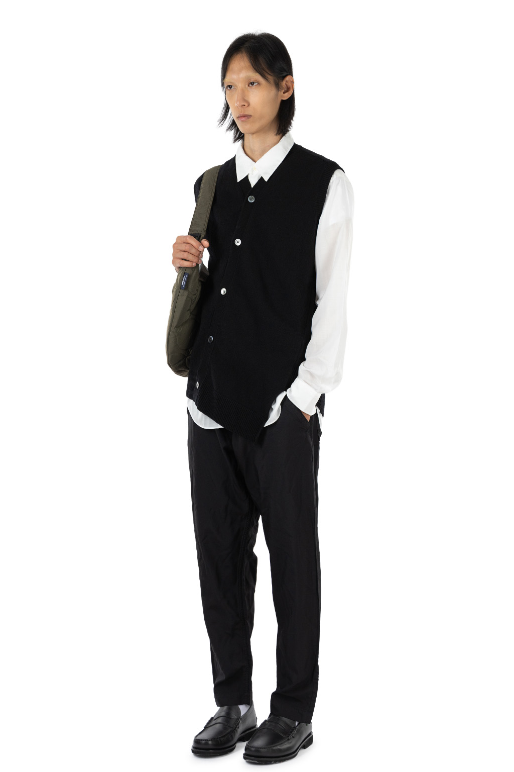 Comme Des Garcons Homme Deux - Polyester Pants - Black