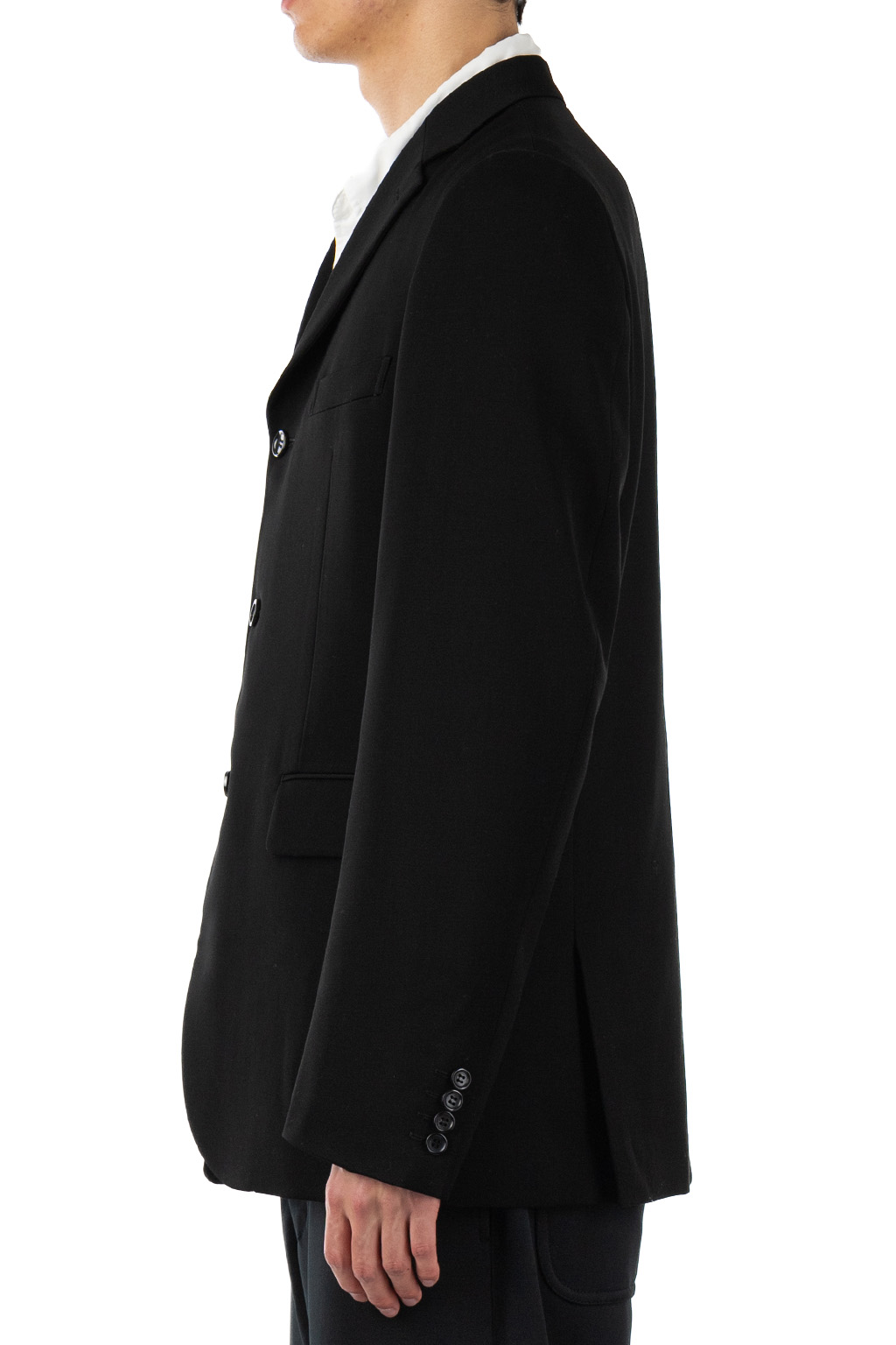 Comme Des Garcons Homme Deux - Three-Button Suit Jacket - Black
