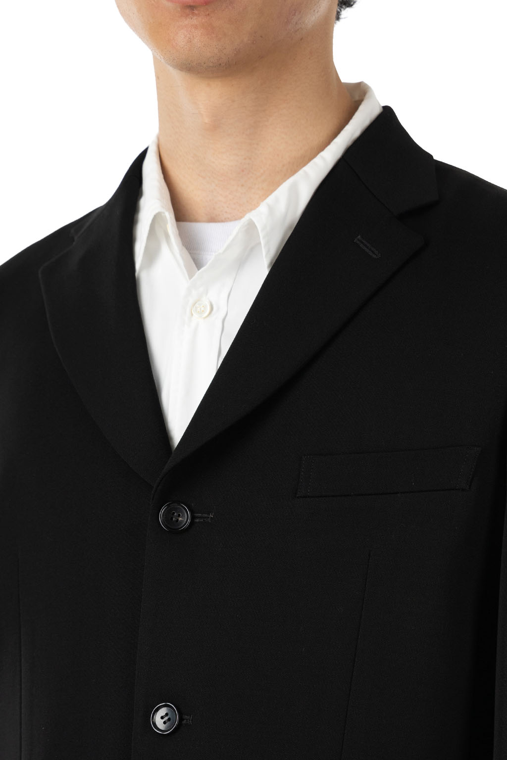 Comme Des Garcons Homme Deux - Three-Button Suit Jacket - Black