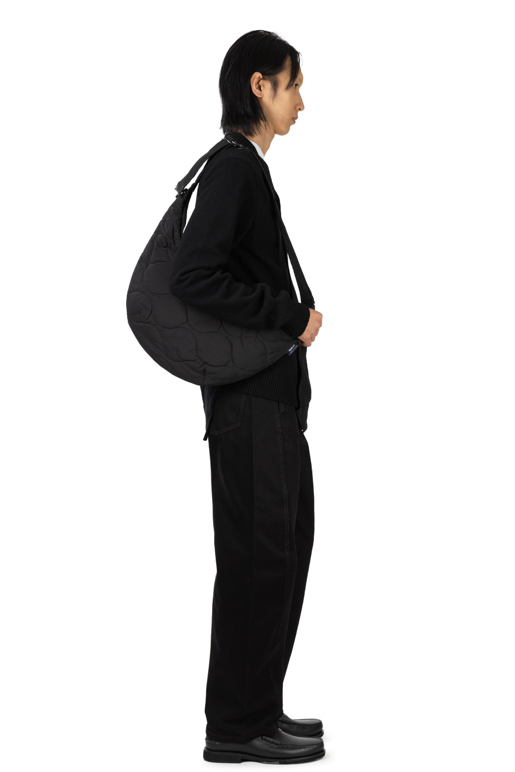 Comme Des Garcons Homme - Nylon Rip Stop Quilting Bag - Black