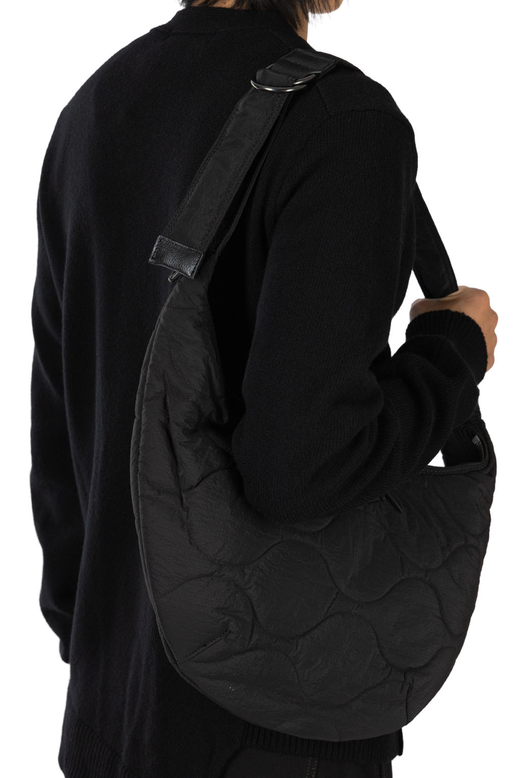 Comme Des Garcons Homme - Nylon Rip Stop Quilting Bag - Black