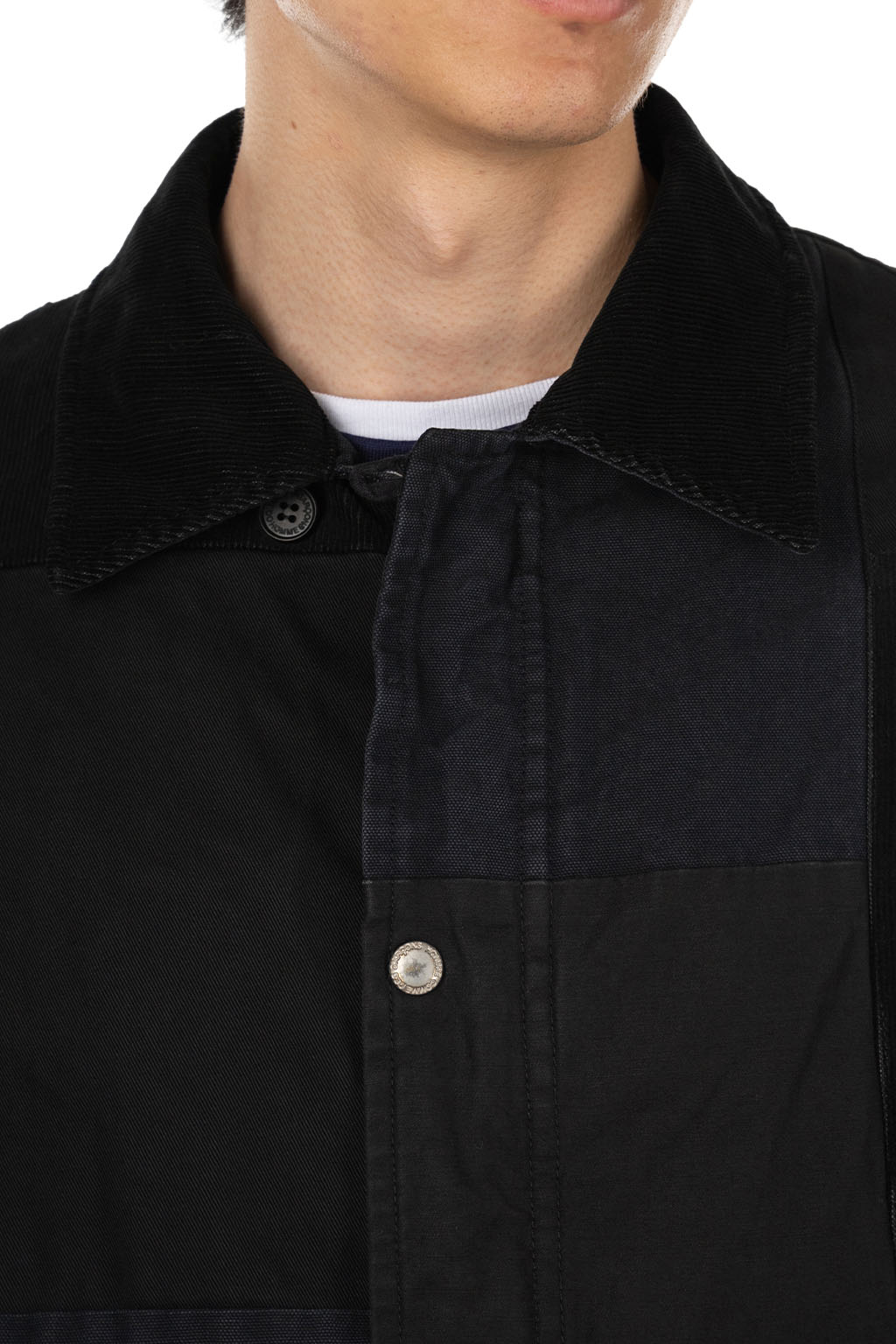 Comme Des Garcons Homme - Oxford Patchwork Jacket - Black