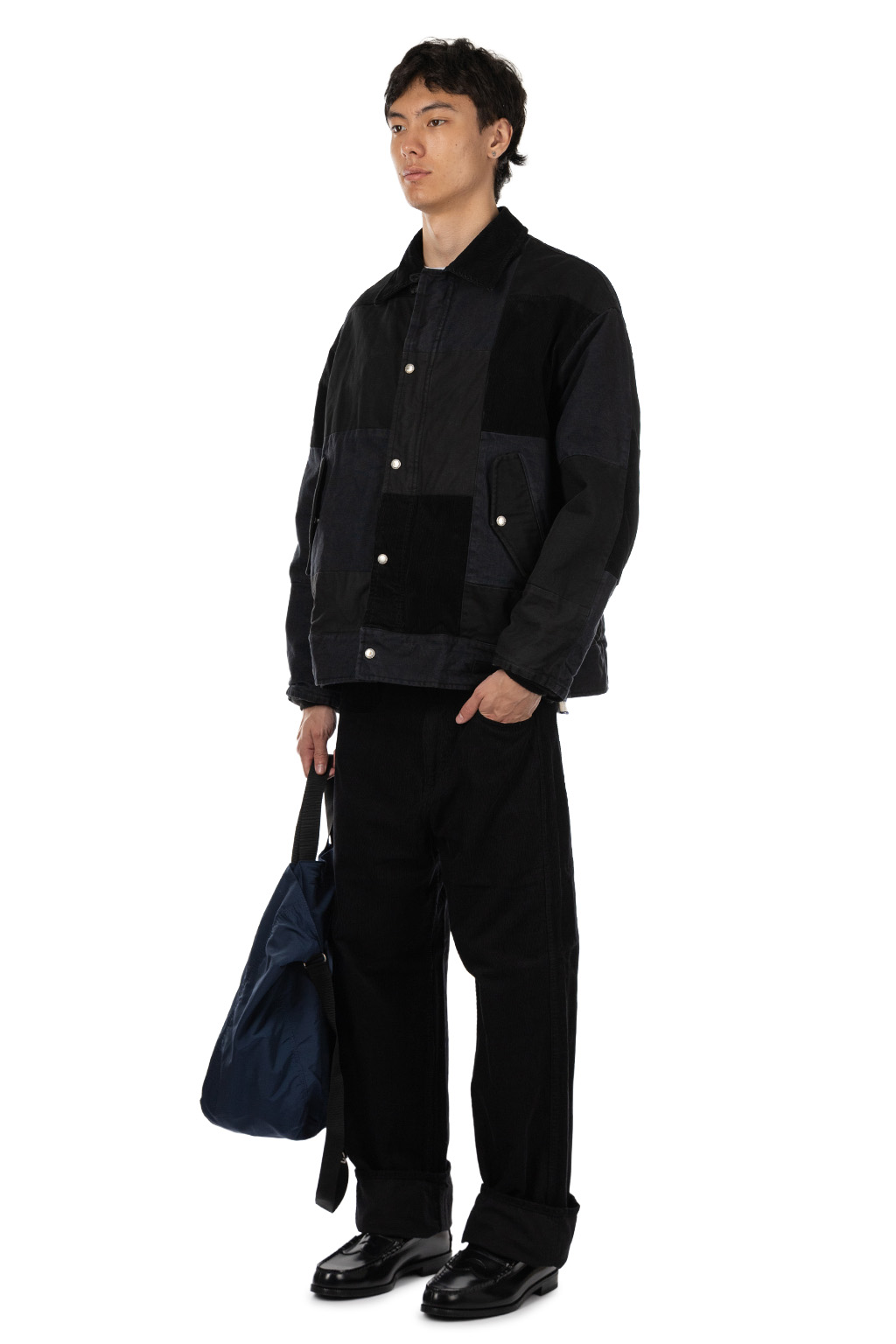Comme Des Garcons Homme - Oxford Patchwork Jacket - Black