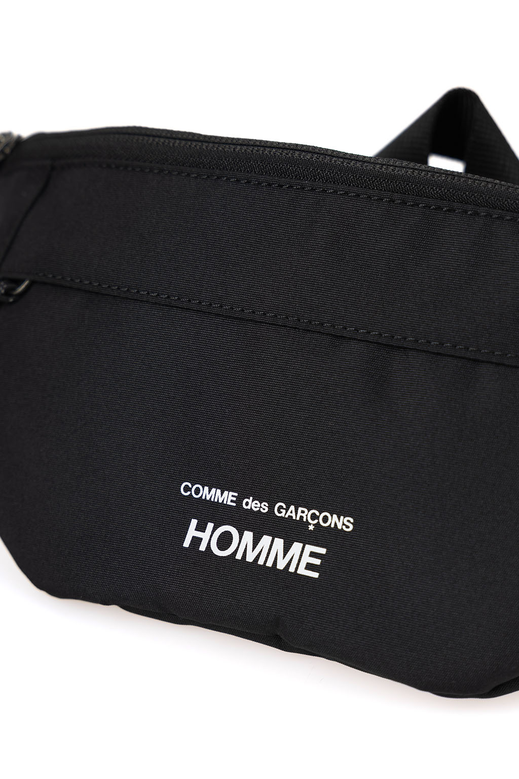 Comme Des Garcons Homme - Polyester Corduroy Waist Bag - Black