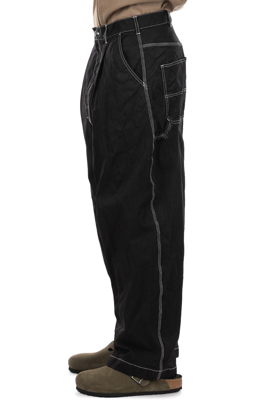 Comme Des Garcons Homme - Nylon Spun Twill Pants - Black