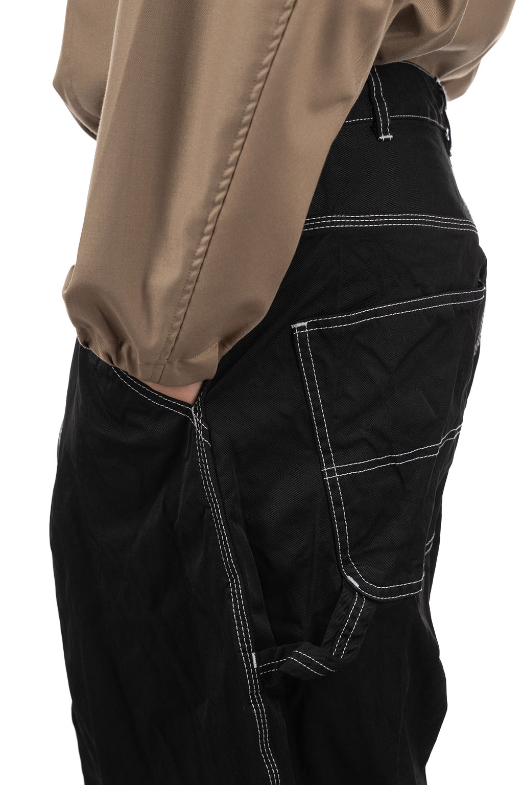 Comme Des Garcons Homme - Nylon Spun Twill Pants - Black