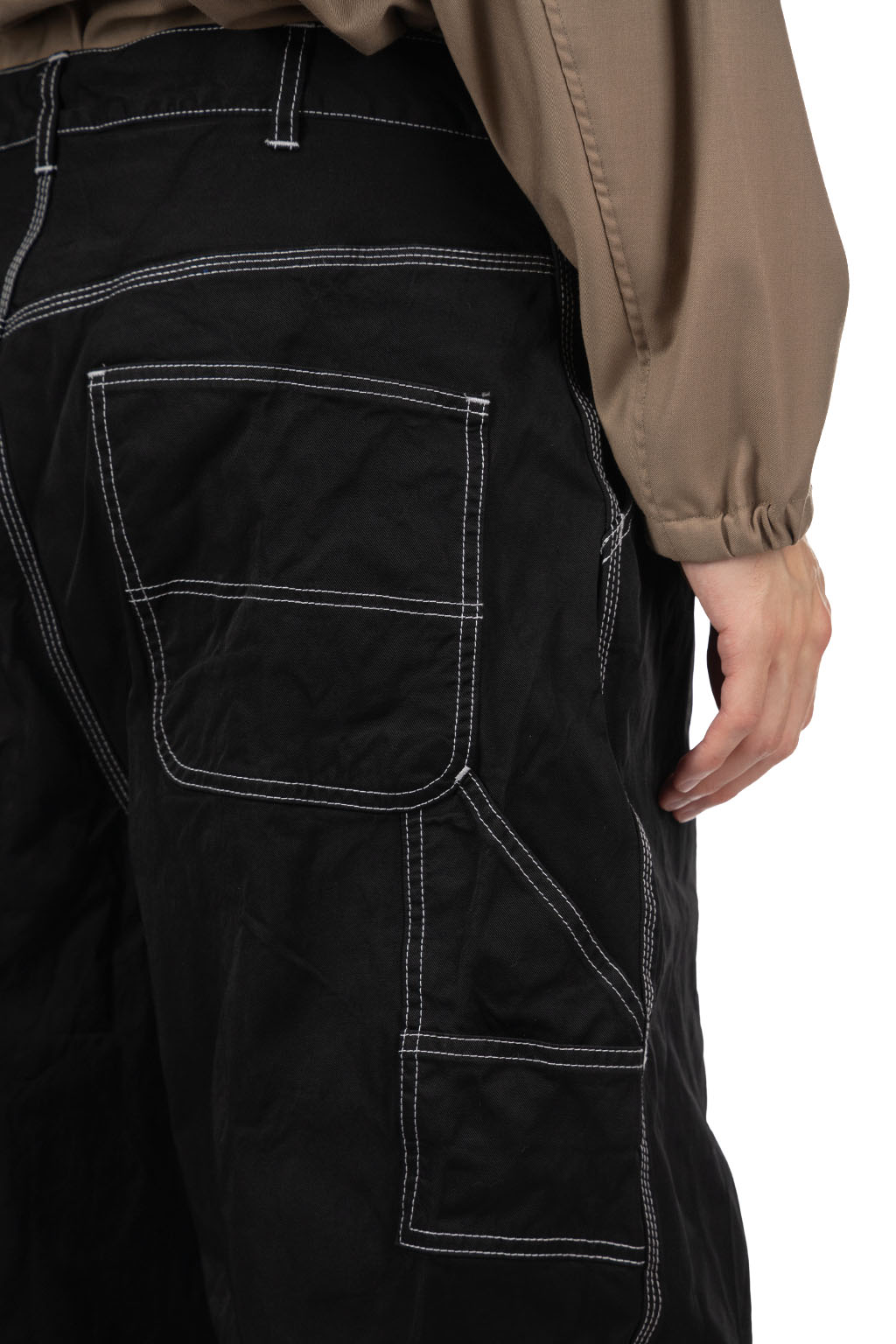 Comme Des Garcons Homme - Nylon Spun Twill Pants - Black