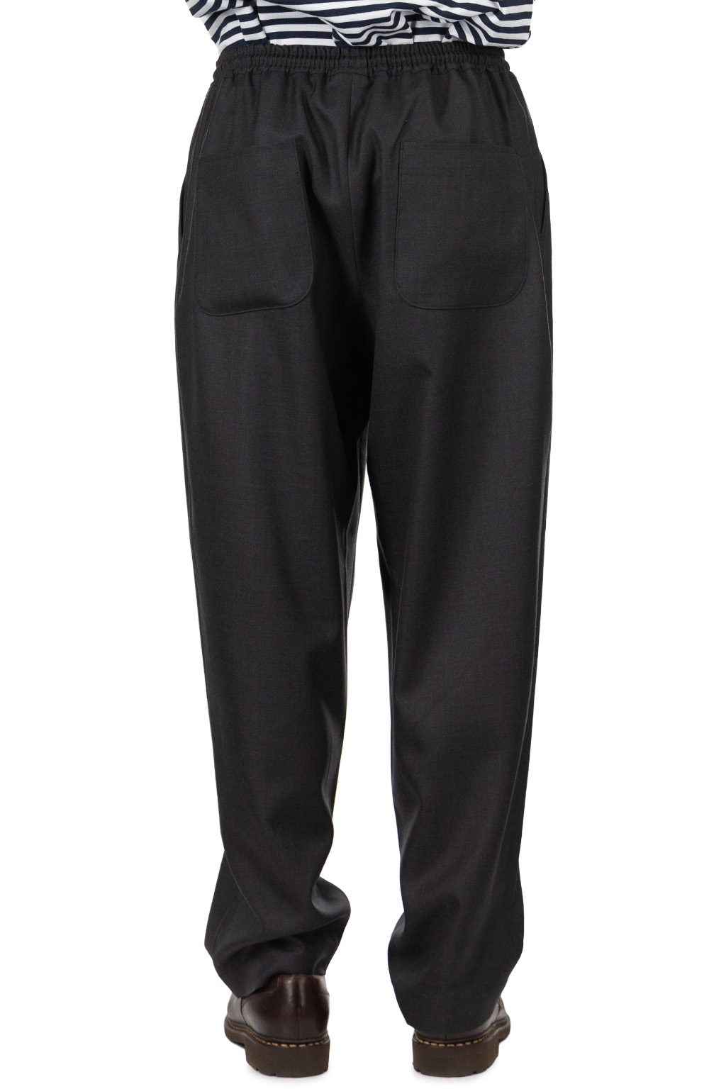 Comme Des Garcons Homme - Wool Gabardine Easy Pants - Charcoal