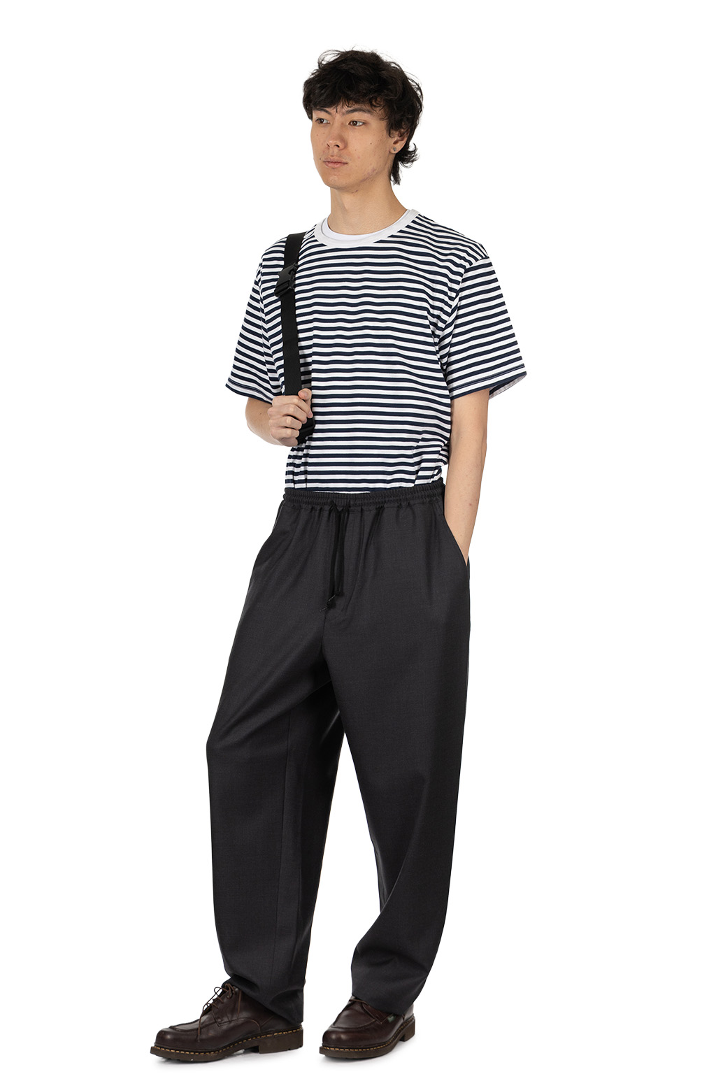 Comme Des Garcons Homme - Wool Gabardine Easy Pants - Charcoal