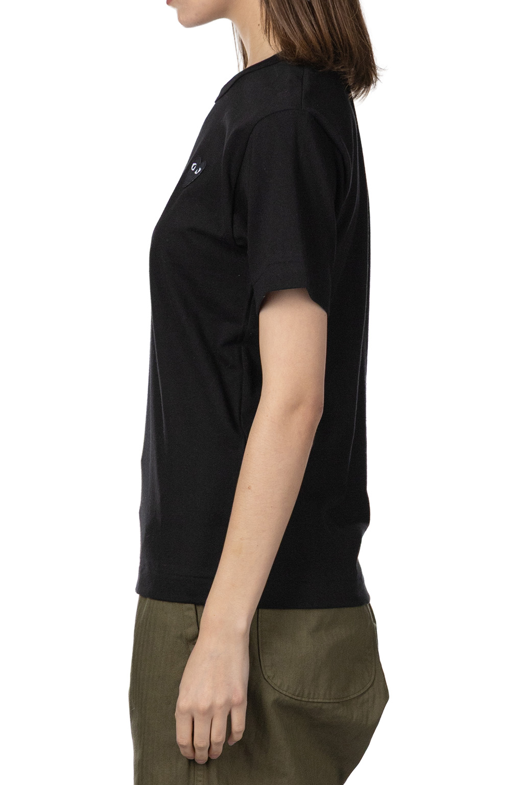 Comme Des Garcons Play Unisex Black Heart T-Shirt - Black