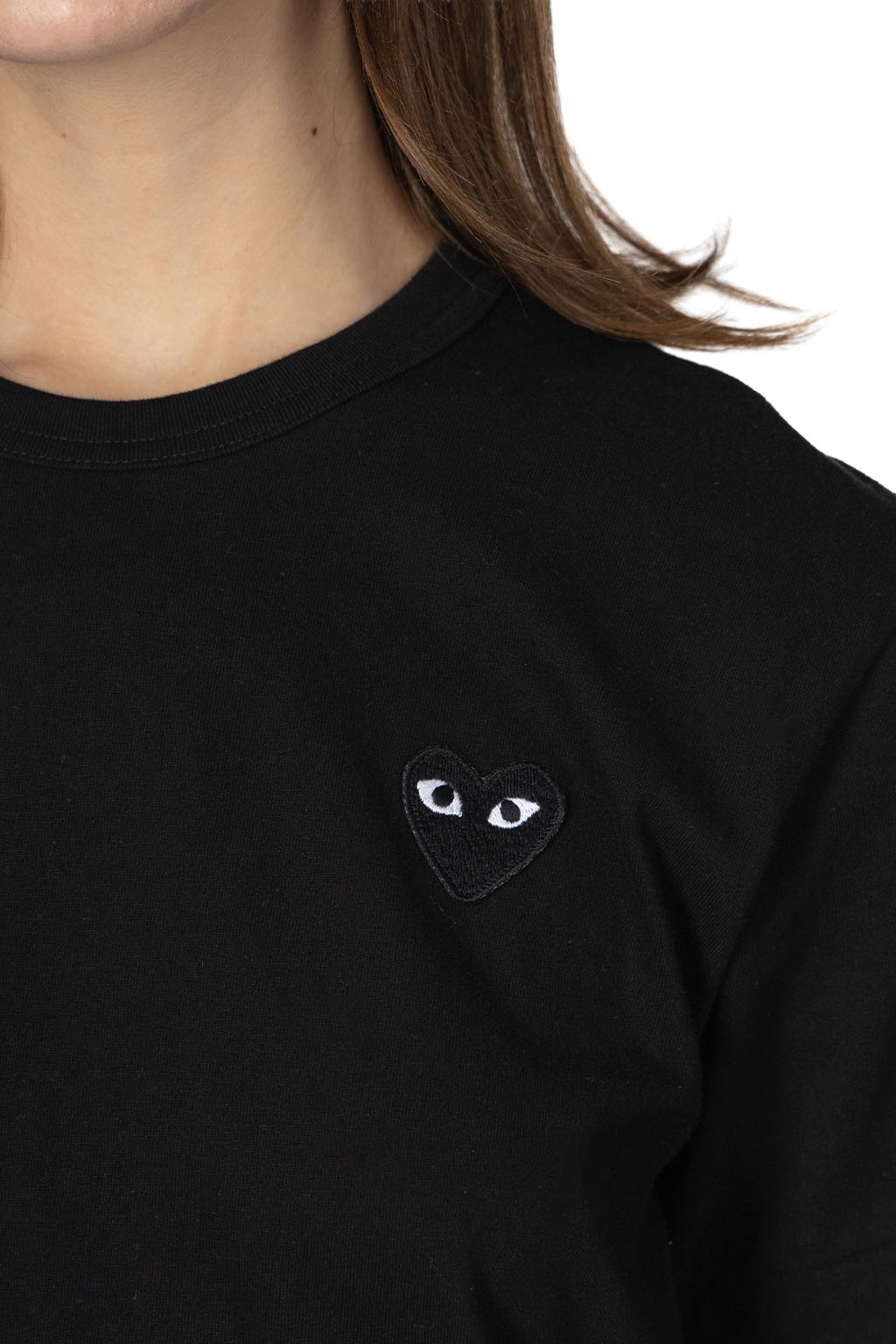 Comme Des Garcons Play Unisex Black Heart T-Shirt - Black