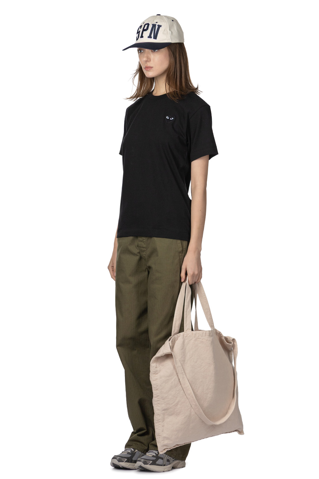 Comme Des Garcons Play Unisex Black Heart T-Shirt - Black