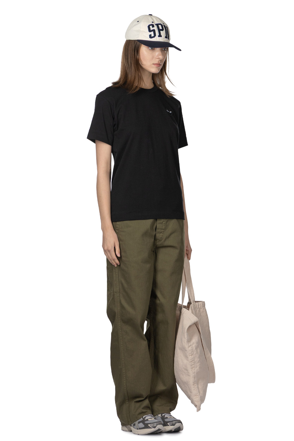 Comme Des Garcons Play Unisex Black Heart T-Shirt - Black