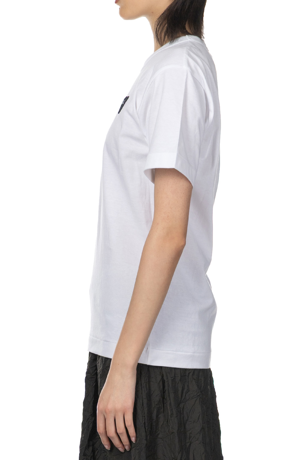 Comme Des Garcons Play Unisex Black Heart T-Shirt - White