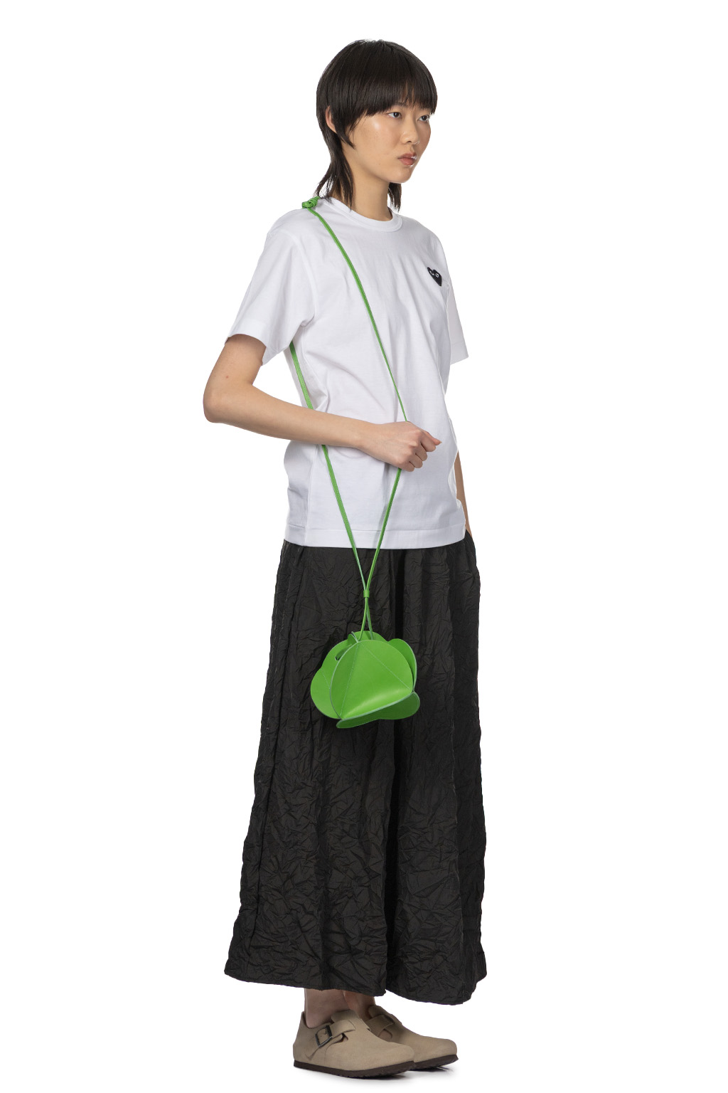 Comme Des Garcons Play Unisex Black Heart T-Shirt - White