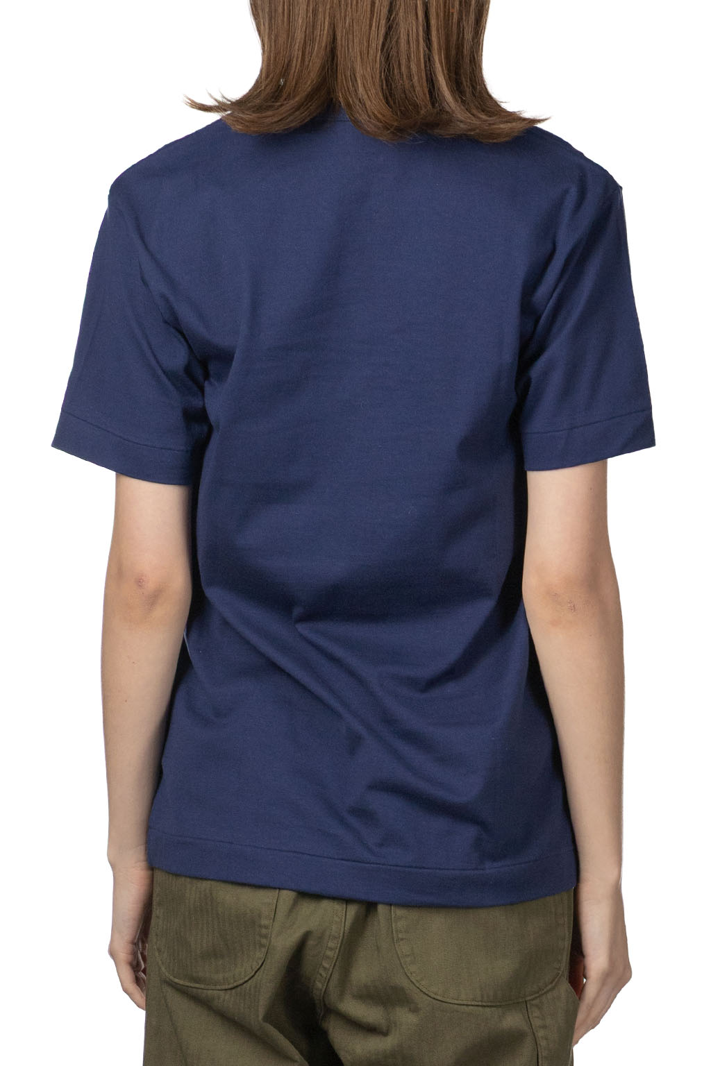 Comme Des Garcons Play UNISEX Gold Heart T-Shirt - Navy
