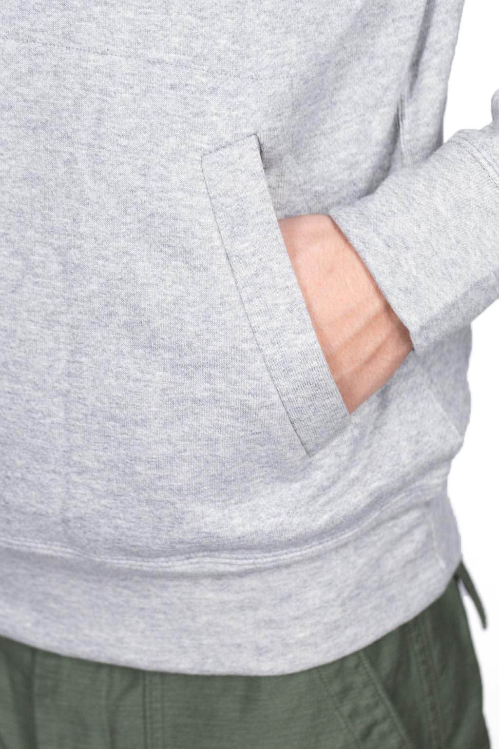 Comme Des Garcons Play Red Heart Hoodie - Grey