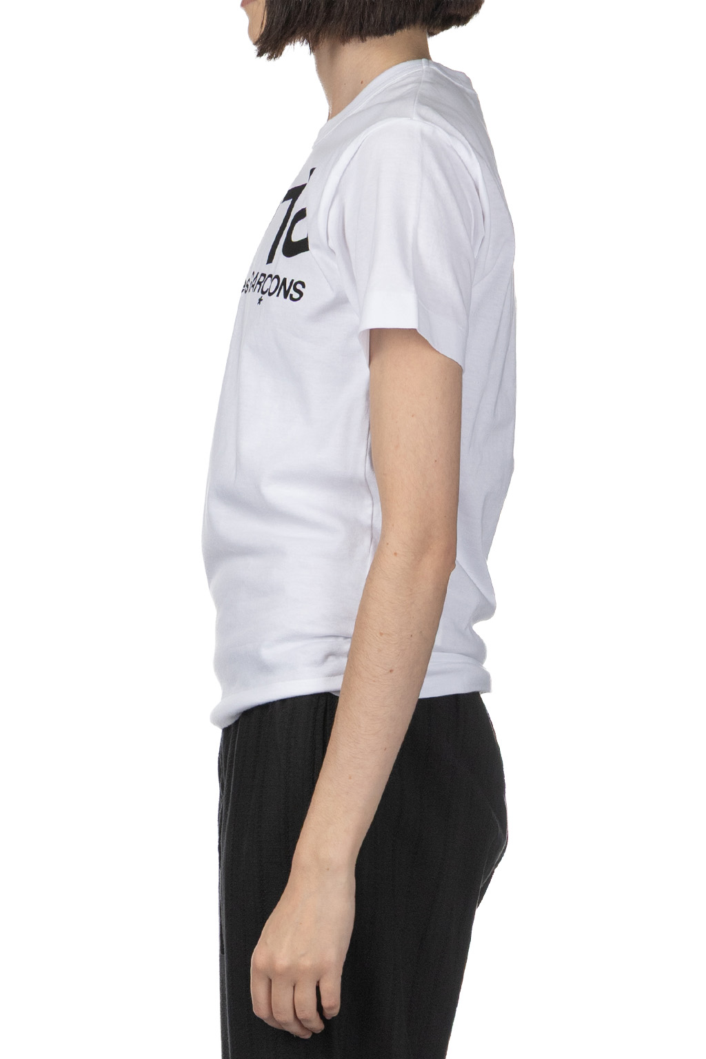 Comme Des Garcons Play - Men's Play Text Logo T-Shirt