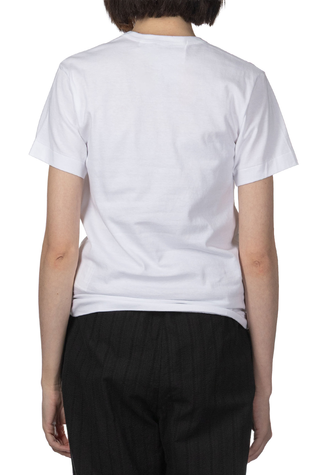 Comme Des Garcons Play - Men's Play Text Logo T-Shirt