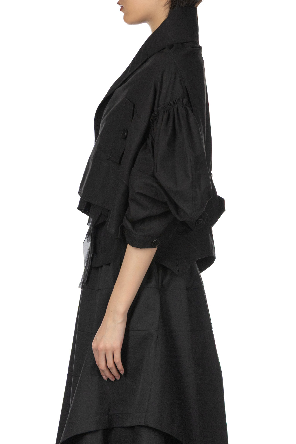 Comme Des Garcons TAO - Cotton Garbardine Jacket - Black