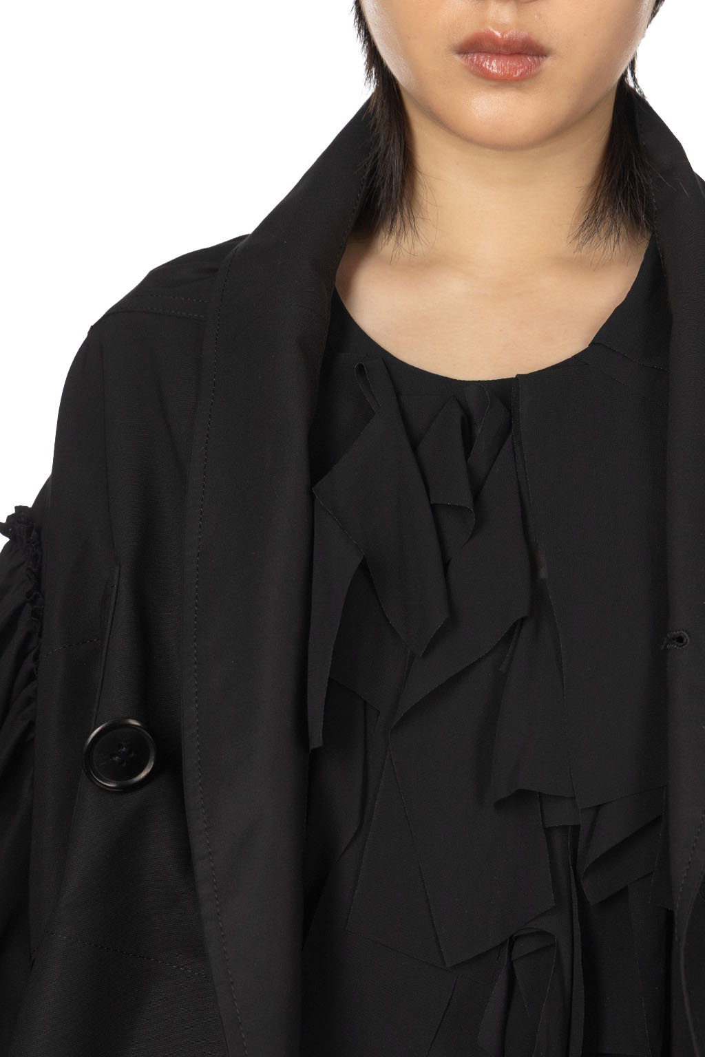 Comme Des Garcons TAO - Cotton Garbardine Jacket - Black