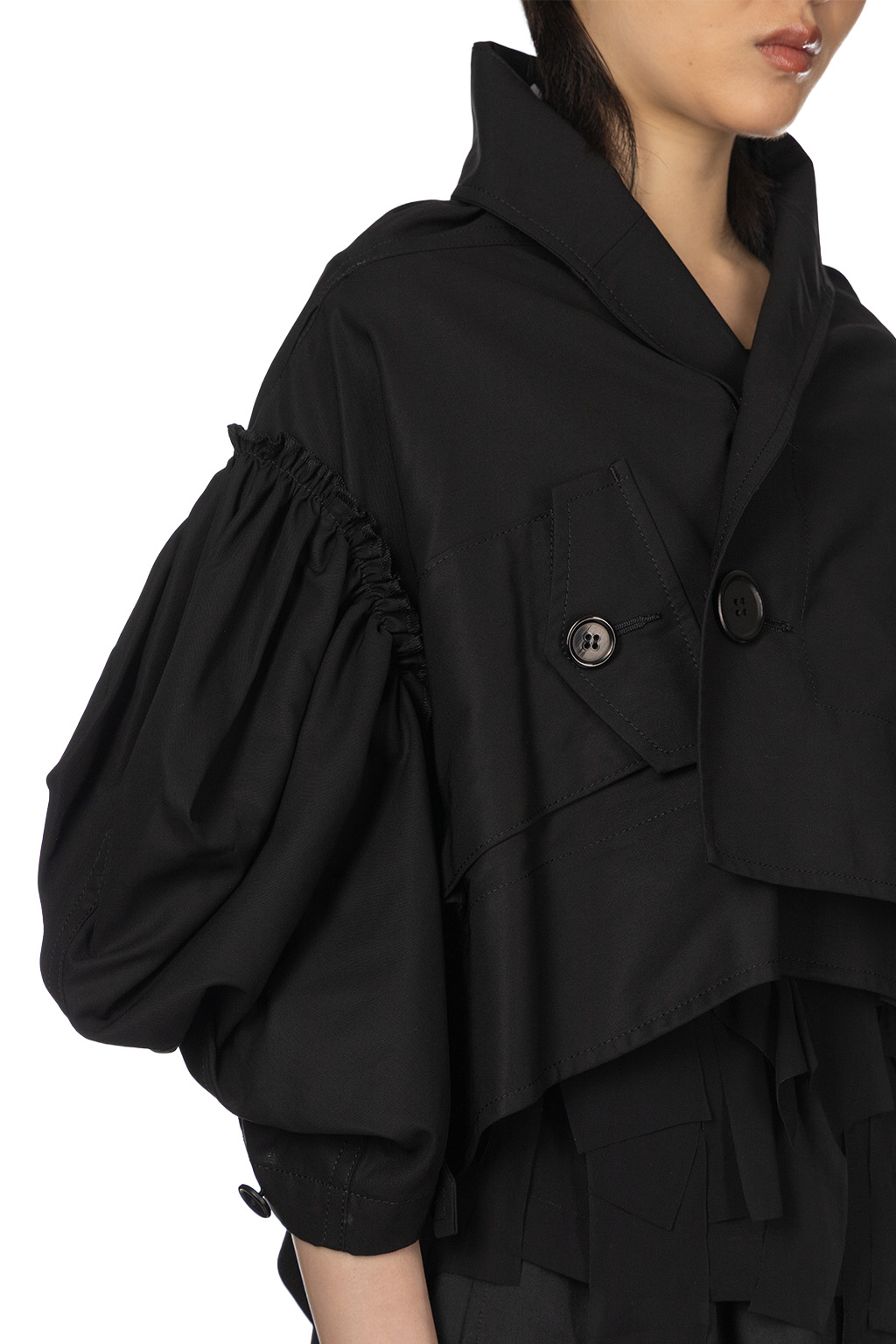 Comme Des Garcons TAO - Cotton Garbardine Jacket - Black