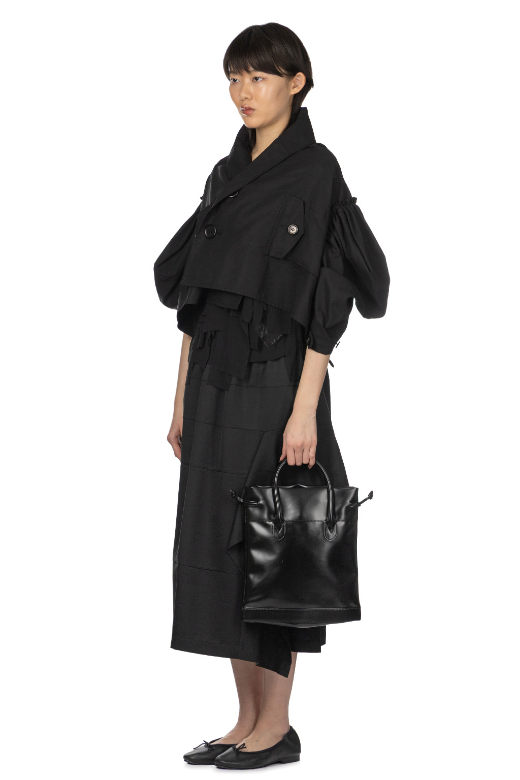 Comme Des Garcons TAO - Cotton Garbardine Jacket - Black