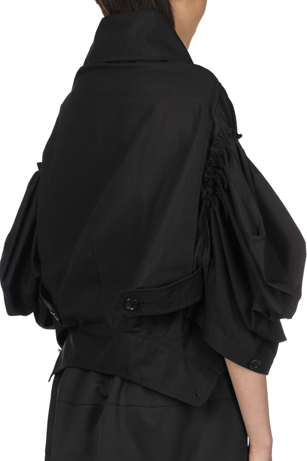 Comme Des Garcons TAO - Cotton Garbardine Jacket - Black