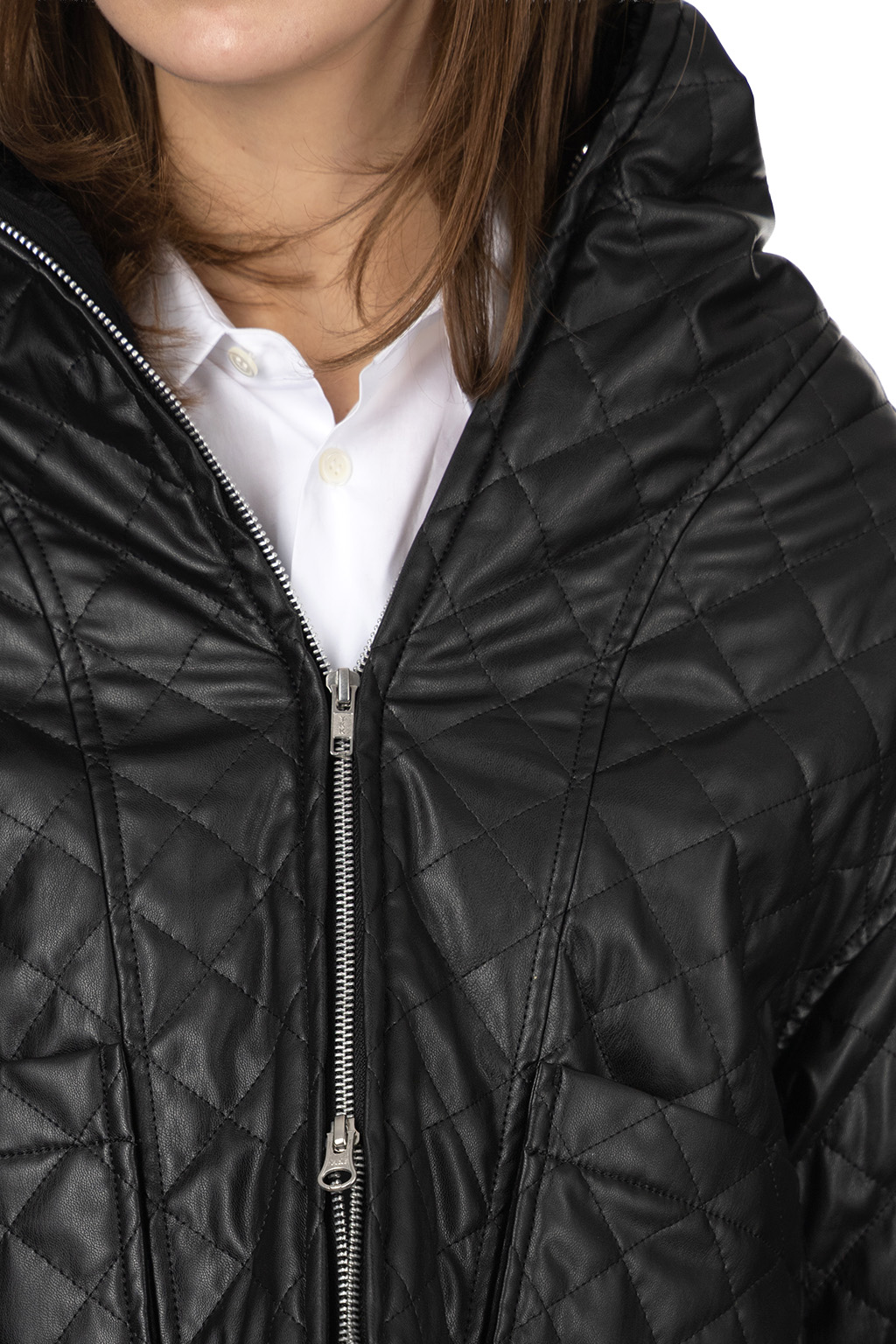 Comme Des Garcons Comme Des Garcons  - Cropped Quilted Bomber Jacket - Black
