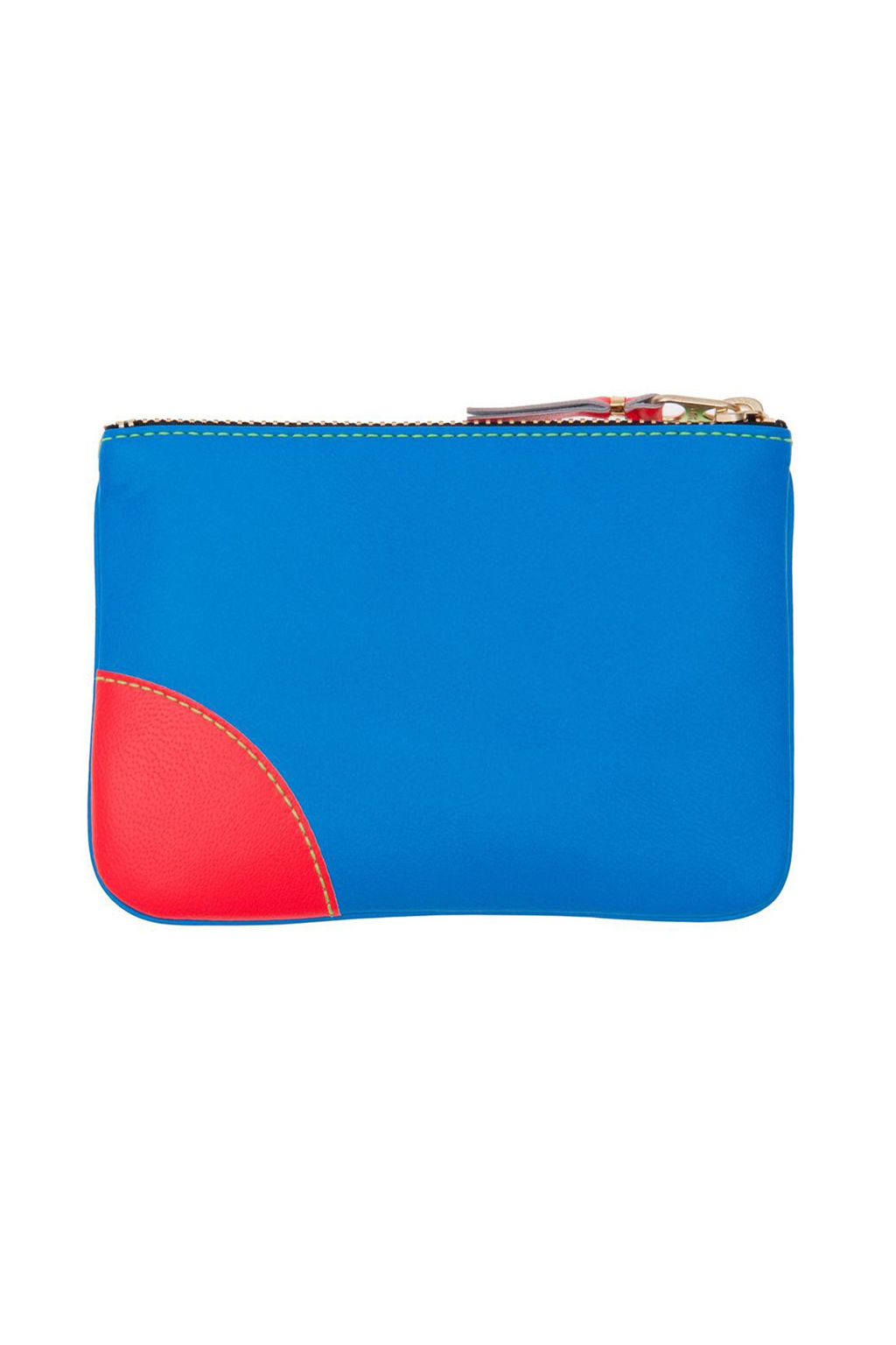 Comme Des Garcons Wallets Super Fluo Zip Pouch - Blue Green