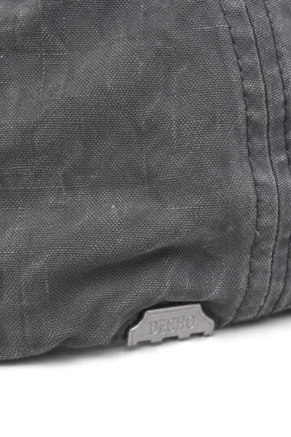 Decho - Natural Dye Canvas 6-Panel Buckle Cap - Sumi Black