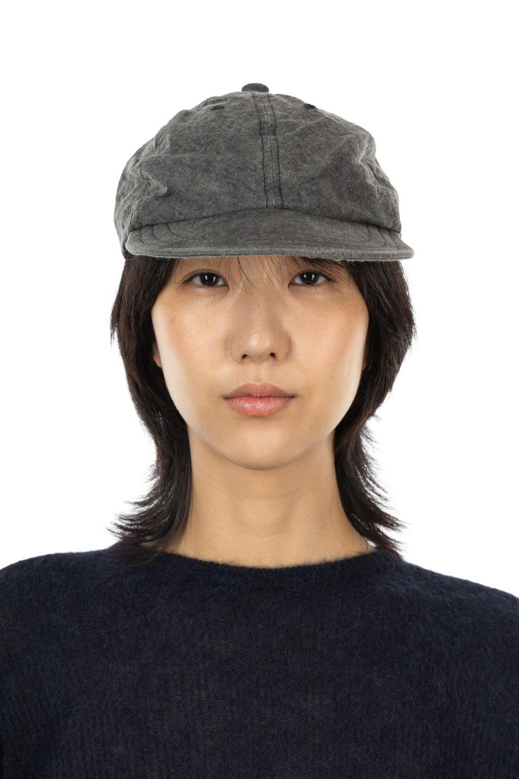 Decho - Natural Dye Canvas 6-Panel Buckle Cap - Sumi Black