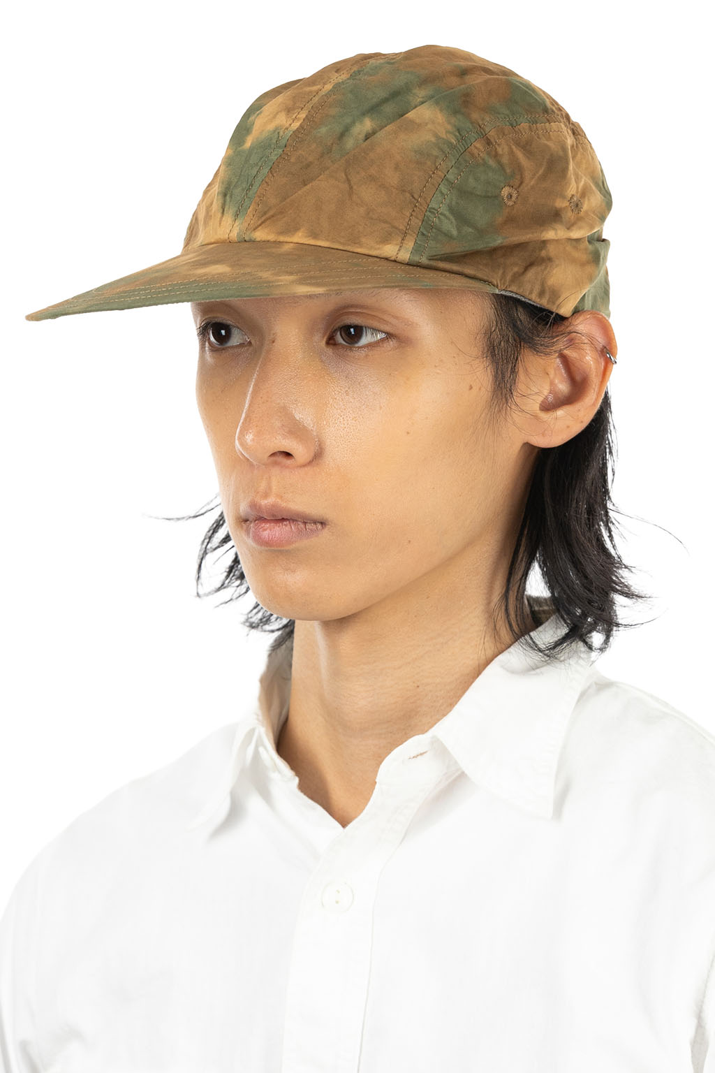 Decho - Tye-Dye Deckbill Fishing Cap - Olive
