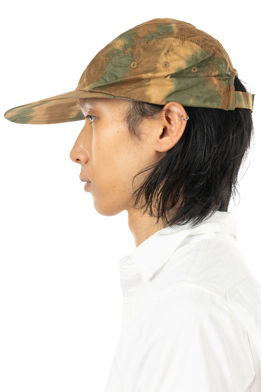 Decho - Tye-Dye Deckbill Fishing Cap - Olive