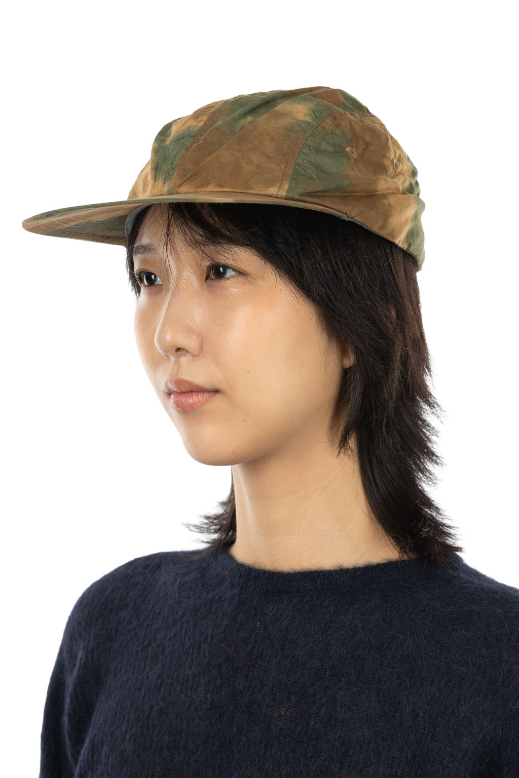 Decho - Tye-Dye Deckbill Fishing Cap - Olive