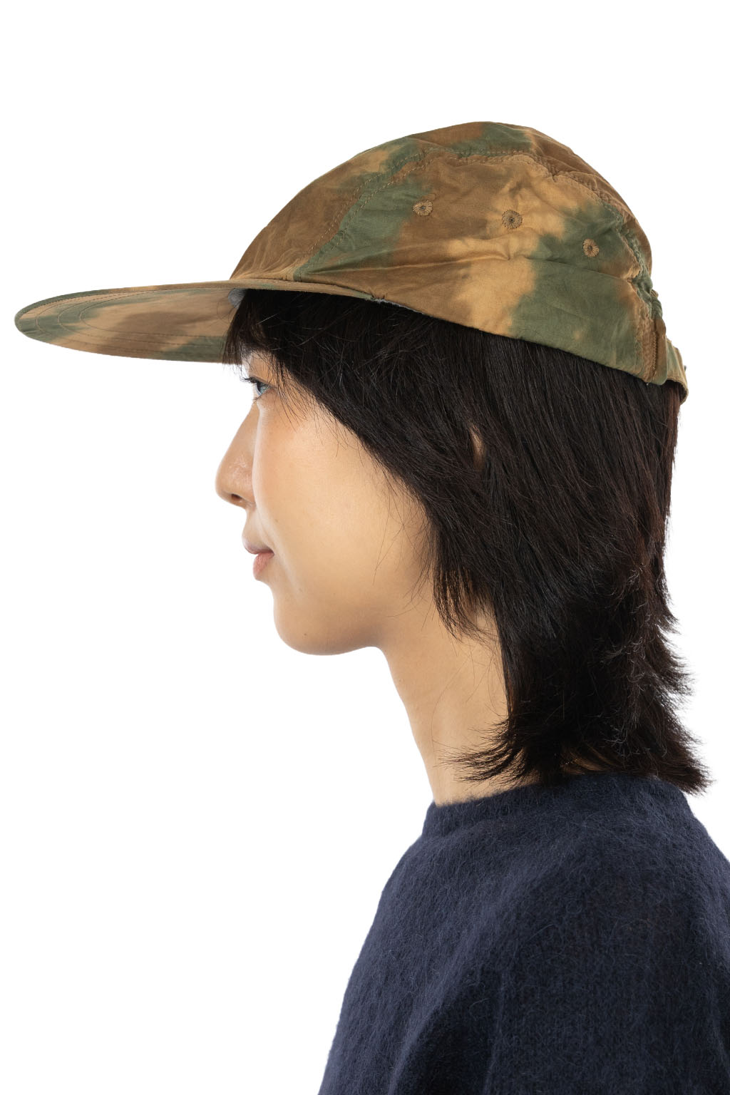 Decho - Tye-Dye Deckbill Fishing Cap - Olive