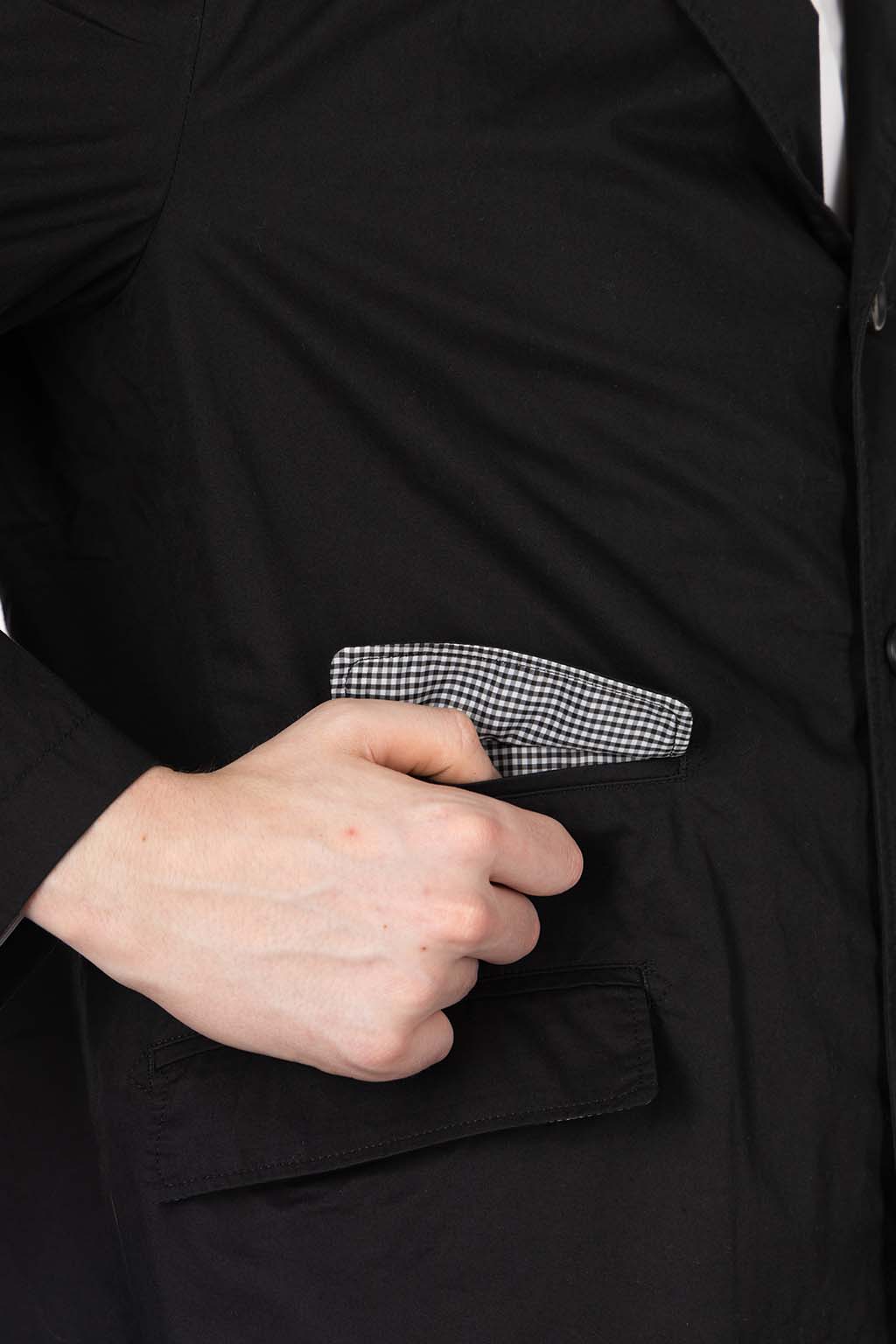 Engineered Garments - Andover Jacket - Black Cotton High Count Twill