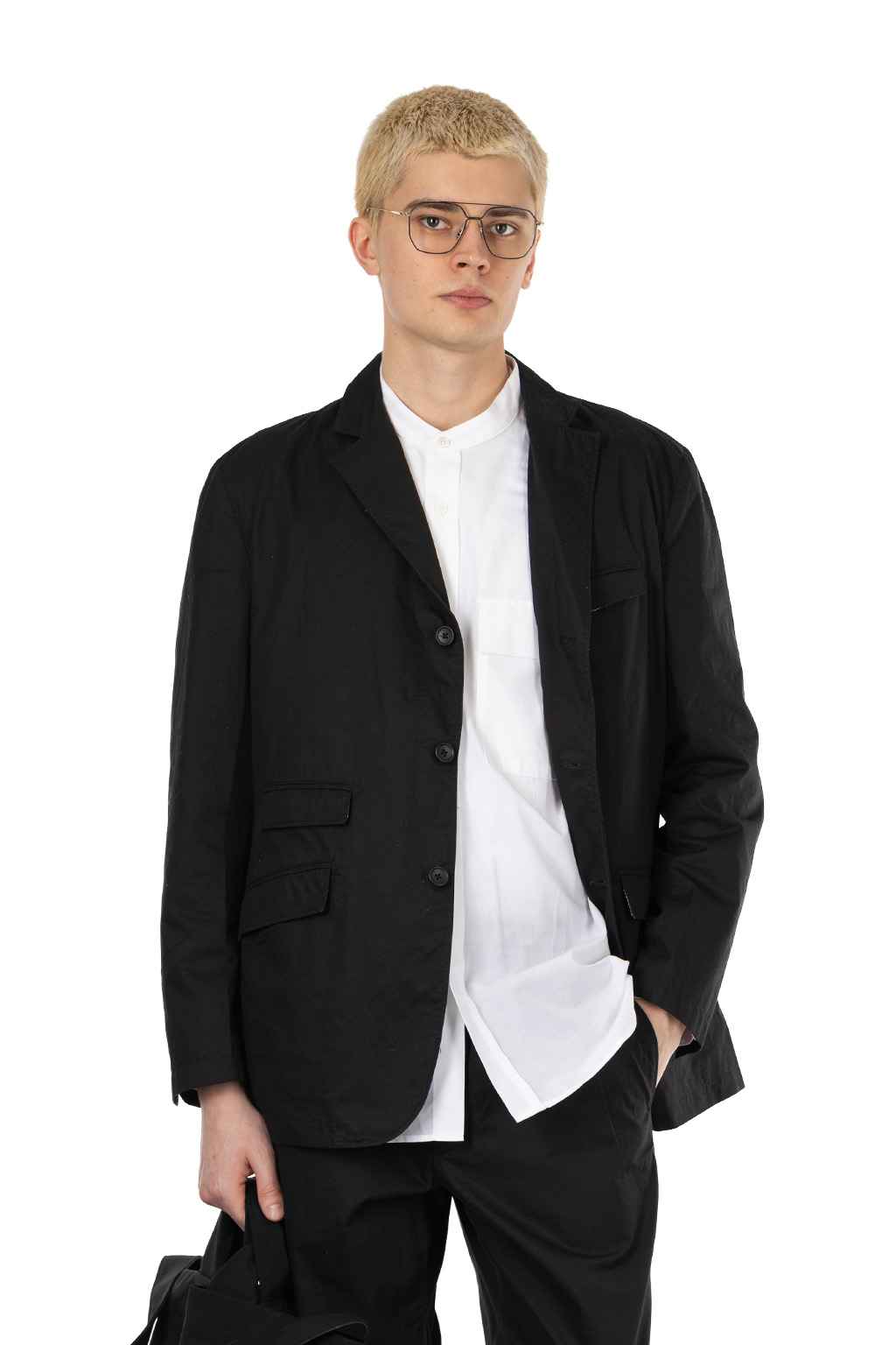 Engineered Garments - Andover Jacket - Black Cotton High Count Twill