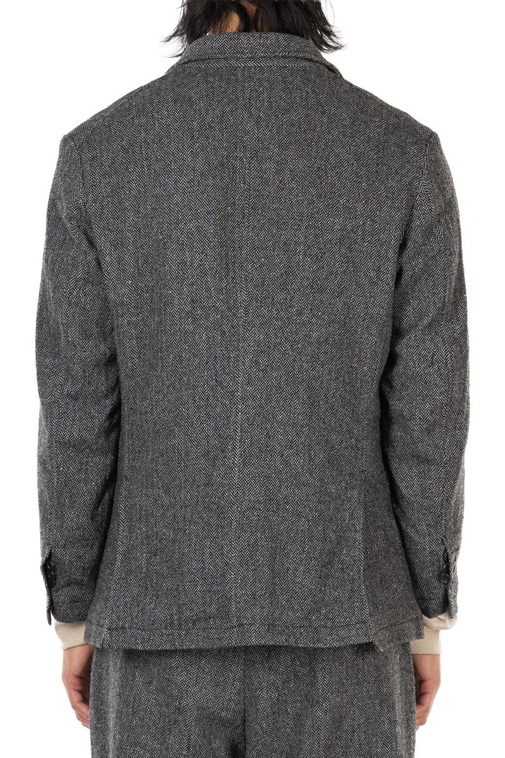 Engineered Garments - Andover Jacket - Grey Poly Wool Herringbone