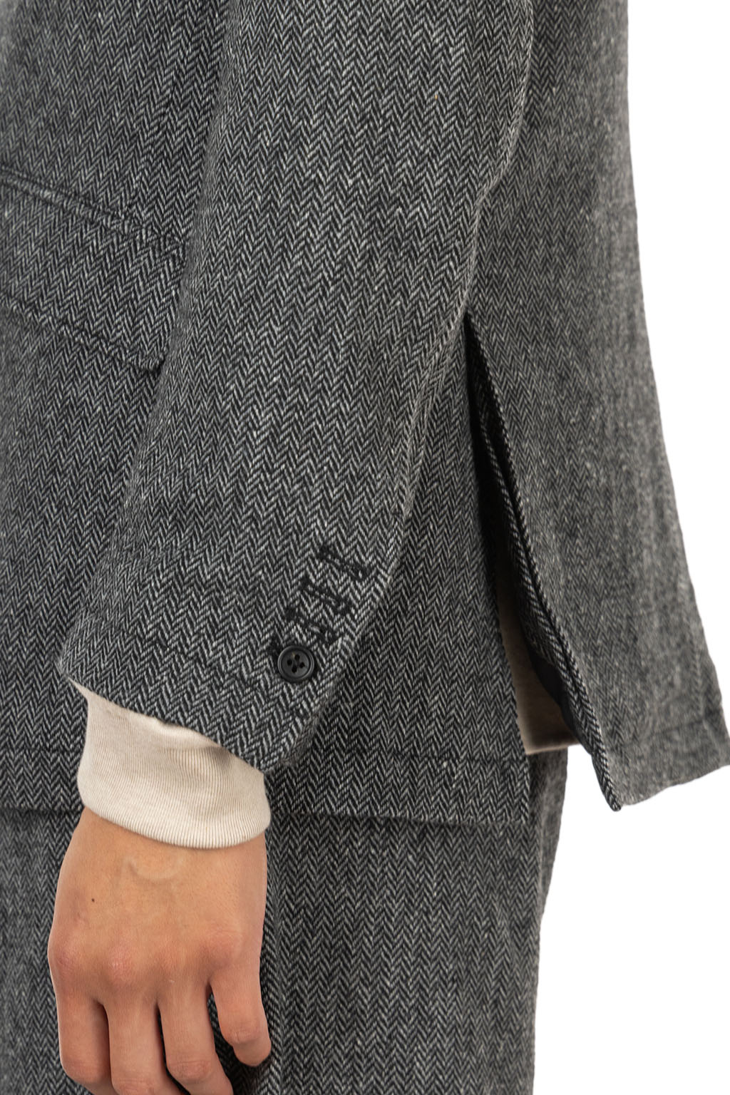 Engineered Garments - Andover Jacket - Grey Poly Wool Herringbone