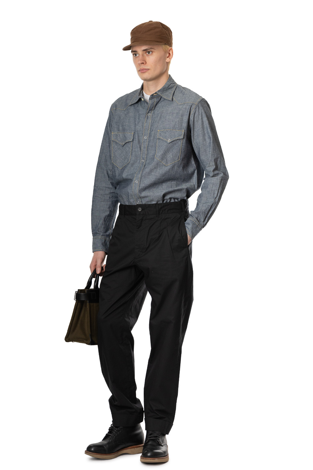 Engineered Garments - Andover Pant - Black Cotton High Count Twill