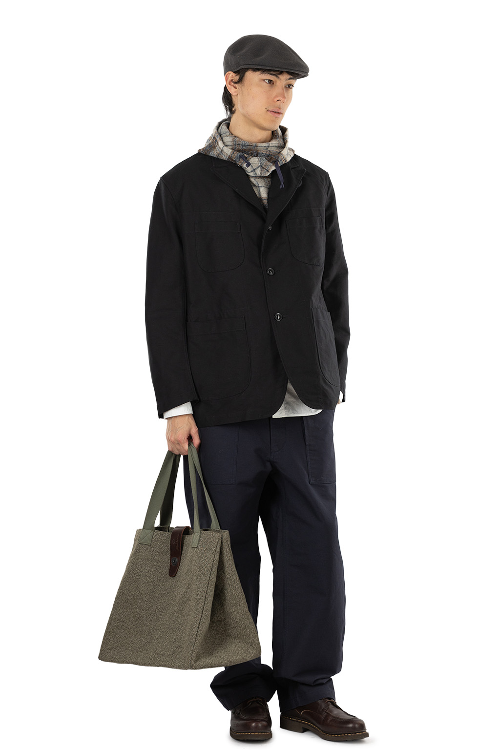 Engineered Garments - Bedford Jacket - Black Cotton Double Cloth